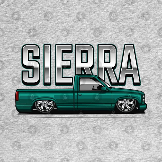 The Sierra Pickup Truck (Emerald Green) by Jiooji Project